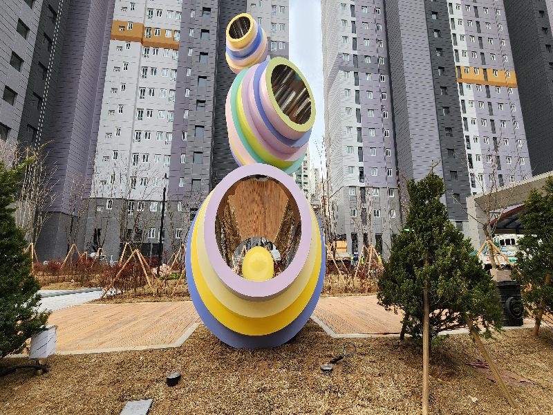 조각, 최은자, Circle-둥지