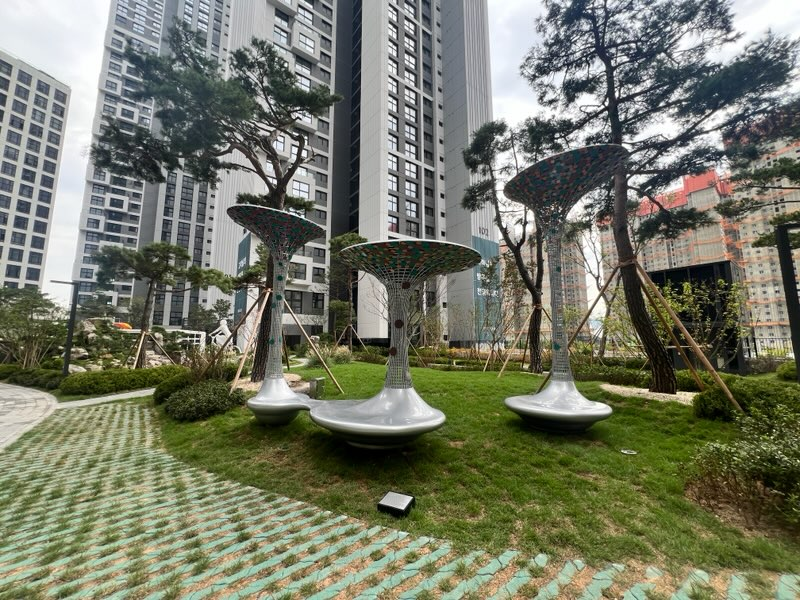 조각, 주동진, 숲-쉼터