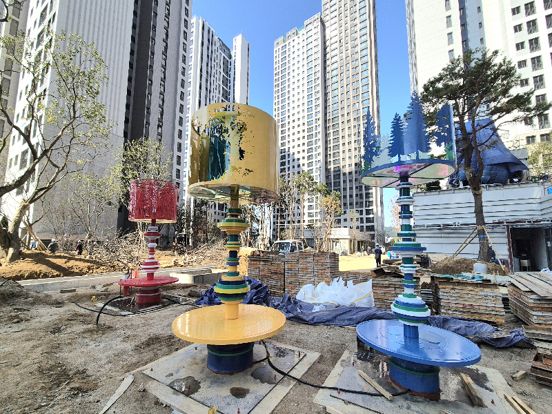 조각, 오제훈, 치유 램프-Lamp